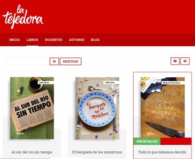 Los libros de La Tejedora ya están en acceso libre