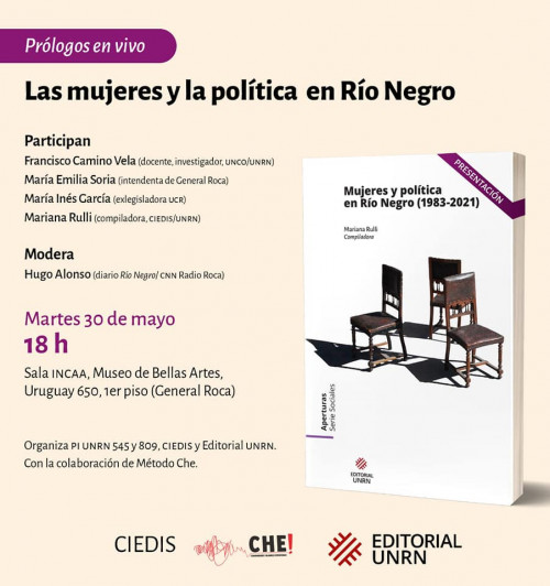 &quot;Mujeres y política en Río Negro&quot; se debate en Roca