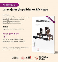 "Mujeres y política en Río Negro" se debate en Roca